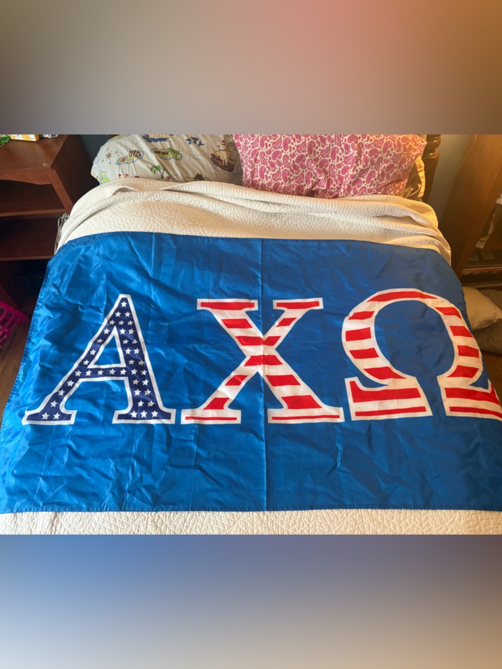 AXO Alpha Chi Omega American Flag